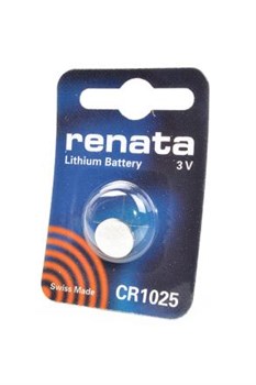 Батарейки литиевые RENATA CR1025 BL1 - фото 20208