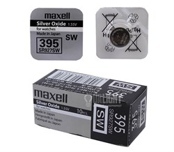 Батарейки серебряно-цинковые MAXELL SR927SW 395 (RUS), в упак 10 шт - фото 20250