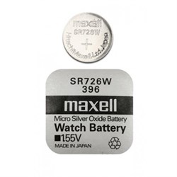 Батарейки серебряно-цинковые MAXELL SR726W 396 - фото 20255