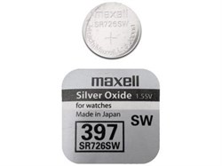 Батарейки серебряно-цинковые MAXELL SR726SW 397 - фото 20256