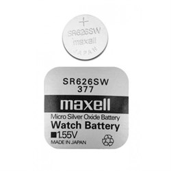 Батарейки серебряно-цинковые MAXELL SR626SW 377 - фото 20260