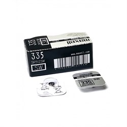 Батарейки серебряно-цинковые MAXELL SR512SW 335 (RUS), в упак 10 шт - фото 20270