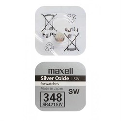 Батарейки серебряно-цинковые MAXELL SR421SW 348 - фото 20271