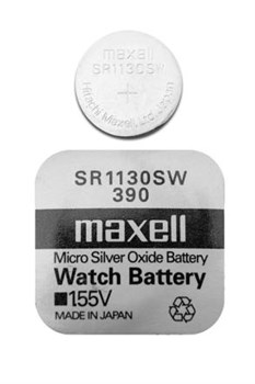 Батарейки серебряно-цинковые MAXELL SR1130SW 390 - фото 20274