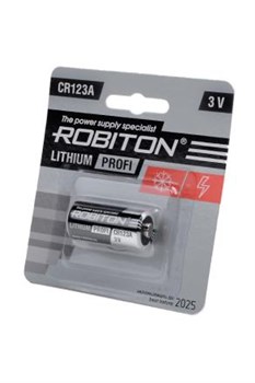 Батарейки литиевые ROBITON PROFI R-CR123A-BL1 CR123A BL1 - фото 20369