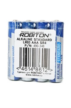 Батарейки ROBITON STANDARD LR03 SR4, в упак40 шт - фото 20421