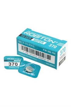Батарейки серебряно-цинковые ROBITON SUPER R-370-BOX10 370 (S920L), в упак 10 шт - фото 20502