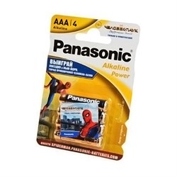 Батарейки Panasonic Alkaline Power LR03APB/4BPS RU Spider-Man LR03 + наклейка BL4 - фото 20519
