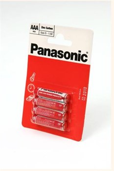 Батарейки Panasonic Zinc Carbon R03RZ/4BP R03 BL4 - - фото 20528