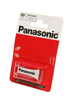 Батарейки Крона Panasonic Zinc Carbon 6F22RZ/1BP R6F22RZ BL1 - фото 20529