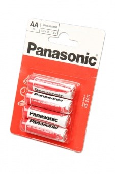 Батарейки Panasonic Zinc Carbon R6RZ/4BP R6 BL4 - фото 20532