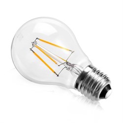 Лампа FL-LED Filament A60 15W E27 3000К 220V 1500Лм 68*120мм FOTON_LIGHTING  -    груша прозрачная - фото 20627