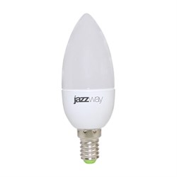 Свеча Лампа светодиодная LED 9Вт Е14 холодный матовая   JazzWay - фото 20682