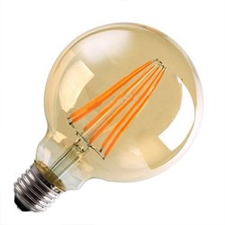 Лампа FL-LED Vintage G125 10W E27 2200К 220V 1000Лм 125*173мм FOTON_LIGHTING  -    ГЛОБ - фото 20711