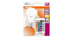 LED лампа ST CLAS A  60 FR 9 W/2700 RGBW E27  +ПУЛЬТ-   OSRAM - фото 21057