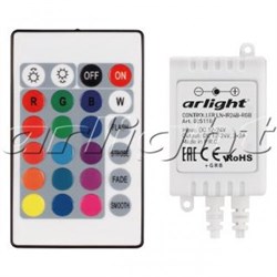 Контроллер LN-IR24B-RGB (12-24V, 3x2A, ПДУ Карта 24 кн) - фото 21671