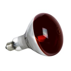 Лампа инфракрасная ThermoPro R125 175W 230V E27 красное стекло 2/24 (картон) - фото 21706
