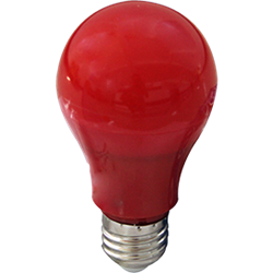 Ecola classic   LED color 12,0W A60 220V E27 Red Красная 360° (композит) 110x60 - фото 21815