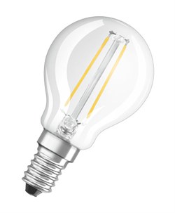 Лампа шарик FILLED OSRAM FIL SCL P75     6W/840 230V CL  FIL E14  850lm  FS1  OSRAM - фото 21862