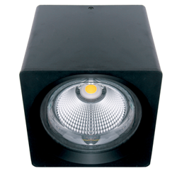 FL-LED CUPSPOT Quad 30W Black 3000K 3000Lm квадратный 30Вт 160*165мм - фото 21886