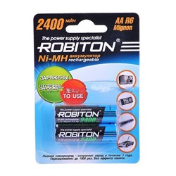 Аккумулятор ROBITON RTU2400MHAA-2 BL2 (блистер 2шт) - фото 22509