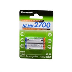 Аккумулятор Ni-MH Panasonic BK-3HGAE/2BE 2700мАч AA BL2 - фото 22558