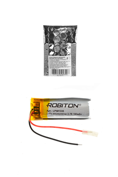 Аккумулятор ROBITON LP501335 3.7В 180мАч PK1 - фото 22679