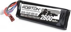 Аккумуляторная сборка ROBITON LP-STB3-2600 Lipo 11.1В 2600мАч, в упак 50 шт - фото 22751