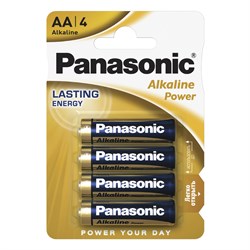 Батарейки Panasonic LR6 Alkaline Power BL*4 (CDS) - фото 23164