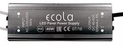 Драйвер Ecola LED panel Power Supply  40W 220V   для тонкой панели (дополнительные, отгружать можно без панелей, PQ*N40ELC) замена 608314 - фото 23721