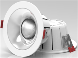 Встраиваемый светодиодный светильник MODERN 30/TW 45гр. d=200мм, белый -   (DALI) - фото 25089