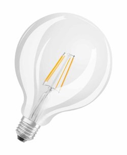 LED лампа PARATHOM  GLOBE125  GL CL  60    6,5W/827  ( =60W) 220-240V 827 E27   806lm -   OSRAM - фото 26028