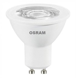 Лампа OSRAM LED Star PAR16, 370лм, 5Вт, 4000К, нейтральный белый свет, светодиодная, Цоколь GU10,  - фото 26091