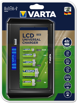 Зарядное устройство VARTA LCD Universal Charger - фото 26708