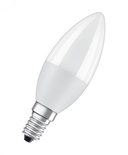 Лампочка свеча светодиодная OSRAM LED Value B, 800лм, 10Вт, 3000К (теплый белый свет), Цоколь E14, 1 шт - фото 28053