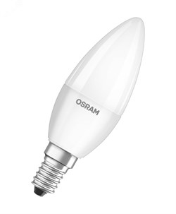 Лампочка светодиодная OSRAM LED Value B, 560лм, 7Вт, 6500К (холодный белый свет), Цоколь E14, 1 шт - фото 28066
