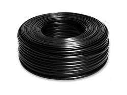 Провод круглый ПВХ 3х0,75мм2 черный (100 м) (Salcavi Италия) - фото 28087