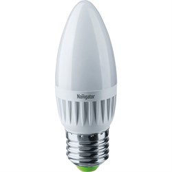 Свеча Лампа светодиодная Navigator LED 94 493 NLL-C37-7-230-2.7K-E27-FR   матовая - фото 28337