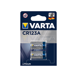 Батарейки литиевые VARTA PROFESSIONAL LITHIUM 6205 CR123A BL2 (блистер 2шт) - фото 28532