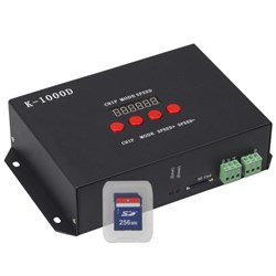 Контроллер DMX K-1000D (SD-card, 512 pix) (arlight, IP20 Металл, 1 год) - фото 29156