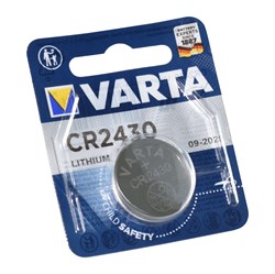 Батарейки литиевые VARTA ELECTRONICS CR2430 6430 BL1 - (блистер 1шт) 4008496276929 - фото 30478
