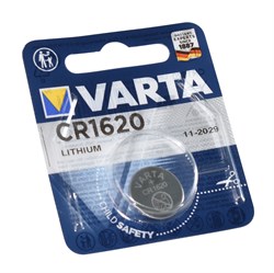 Батарейки литиевые VARTA ELECTRONICS CR1620 6620 BL1 - (блистер 1шт) 4008496276936 - фото 30479