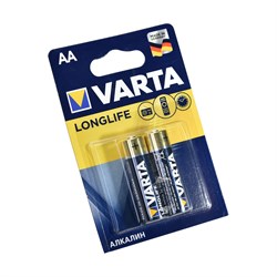 Батарейки VARTA LONGLIFE LR6 AA BL2 - (блистер 2шт) - фото 30487