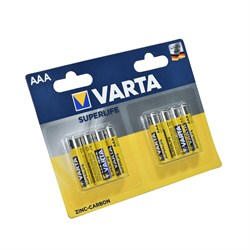 Батарейки VARTA SUPERLIFE AAA (блистер 8шт) - фото 30938