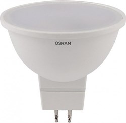 Лампочка светодиодная OSRAM LED Value MR16, 800лм, 8Вт, 3000К (теплый белый свет), Цоколь GU5.3, колба MR16, упаковка 5 шт - фото 34365