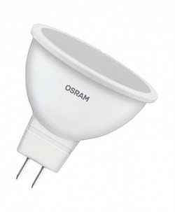 Лампочка светодиодная OSRAM LED Value MR16, 400лм, 5Вт, 6500К (холодный белый свет), Цоколь GU5.3, колба MR16, упаковка 5 шт. - фото 34381