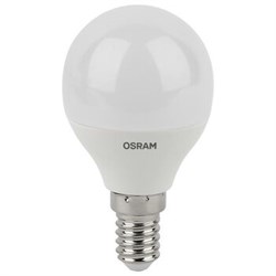 Лампа LCCLP40 5,5W/865 230VFR E14 470lm  -  шарик БАКТЕРИЦИД.   OSRAM - фото 34397