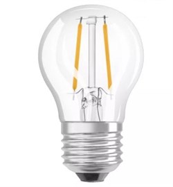 Лампа  шарик FILLED OSRAM LED лампа PARATHOM FIL PCL P40DIM     4.8W/827 220-240V  CL  E27 470lm 15000h - - фото 34591