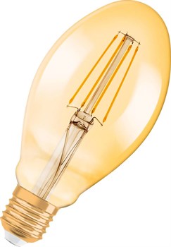 Лампа светодиодная филаментная OSRAM Vintage 1906 Deco 5Вт (замена 36Вт) 220-230V Е27 470Lm 2500K (теплый белый)  - фото 34698