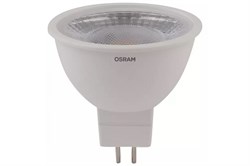 Лампа светодиодная OSRAM LED Star MR16, 400лм, 5Вт, 3000К, теплый белый свет, Цоколь GU5.3, колба MR16, софит прозрачный - фото 34712